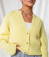 Sunny Cropped Cardigan Sweater