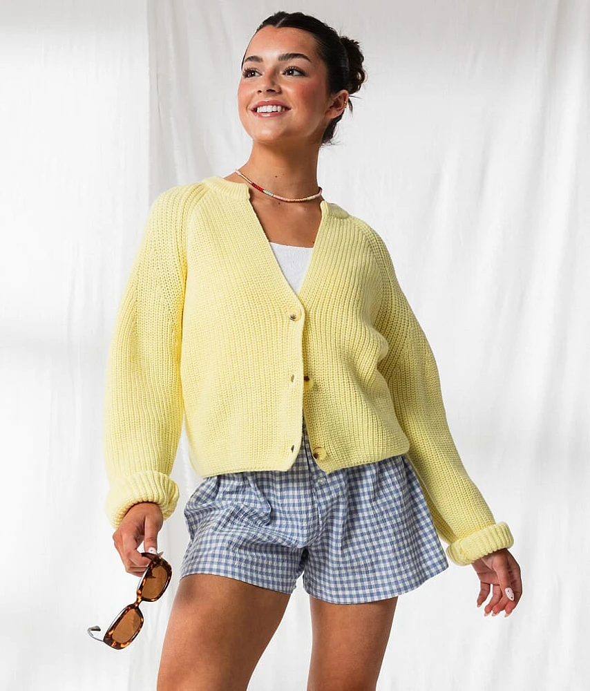 Sunny Cropped Cardigan Sweater
