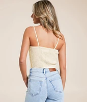 Floral Crochet Tube Top