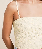 Floral Crochet Tube Top