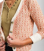 Printed Cardigan