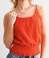 All-Over Lace Tank Top