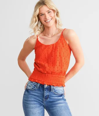 Willow & Root All-Over Lace Tank Top