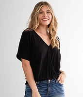 Strappy Surplice Top