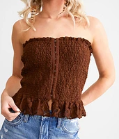 All-Over Lace Tube Top