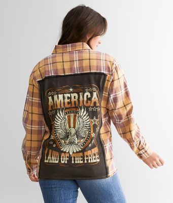 La Land American Of The Free Flannel Shirt