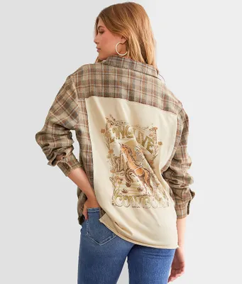 La Land Long Live Cowboys Flannel Shirt