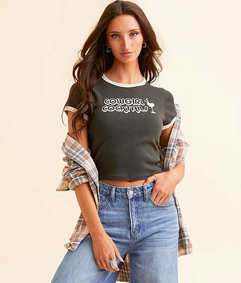 Modish Rebel Cowgirl Cocktails Baby T-Shirt