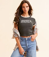 Modish Rebel Cowgirl Cocktails Baby T-Shirt