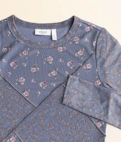 Girls - Floral Mesh Top