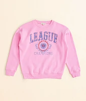 Girls - Modish Rebel League Champions Oversized Pullover