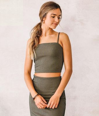 Willow & Root Cropped Tank Top