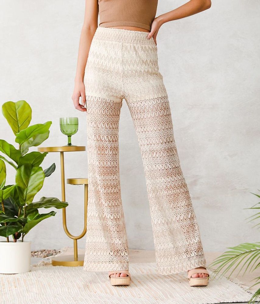 Willow & Root Chevron Lace Pant