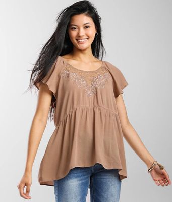 Daytrip Floral Embroidered Top