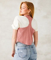 Knit Racerback Cropped Tank Top