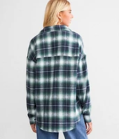 Plaid Boyfriend Flannel Shirt
