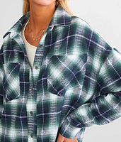 Plaid Boyfriend Flannel Shirt