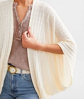 Pointelle Cocoon Cardigan