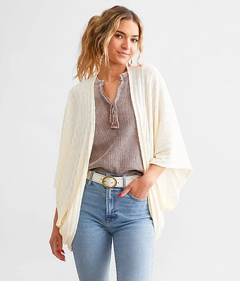 Pointelle Cocoon Cardigan