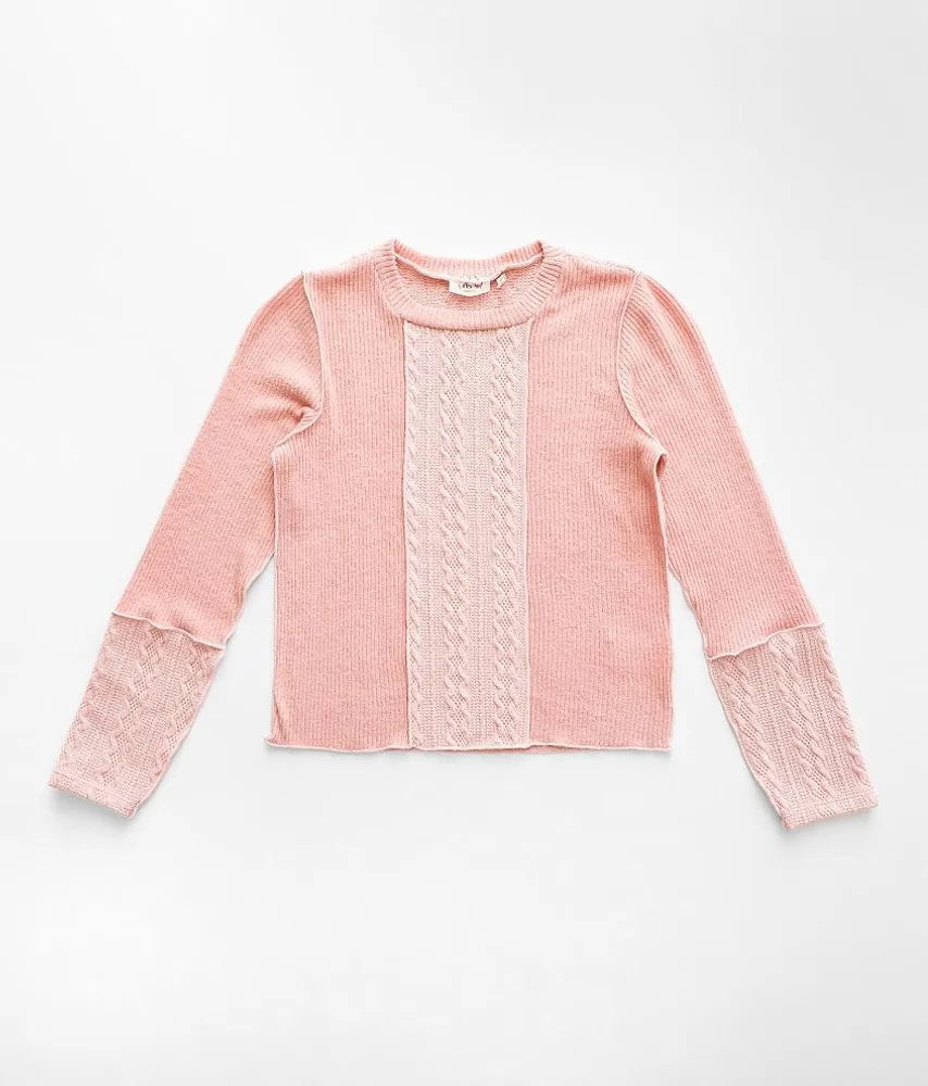 Girls - Willow & Root Cable Knit Pullover