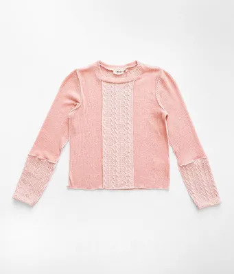Girls - Willow & Root Cable Knit Pullover