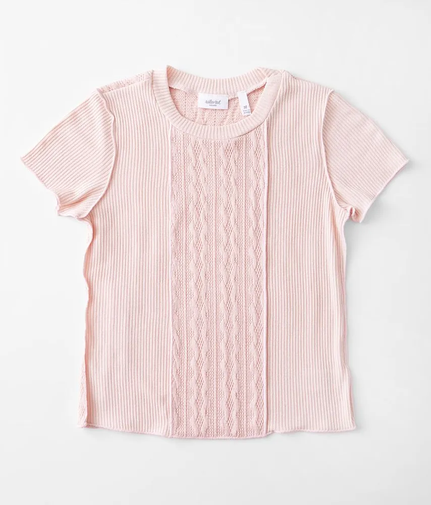 Girls - Willow & Root Cable Knit Top