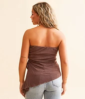 Slinky Asymmetrical Tube Top