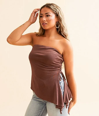 Gilli Slinky Asymmetrical Tube Top