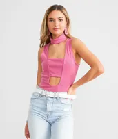 LE LIS Cut-Out Tank Bodysuit