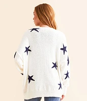 Star Cardigan Sweater