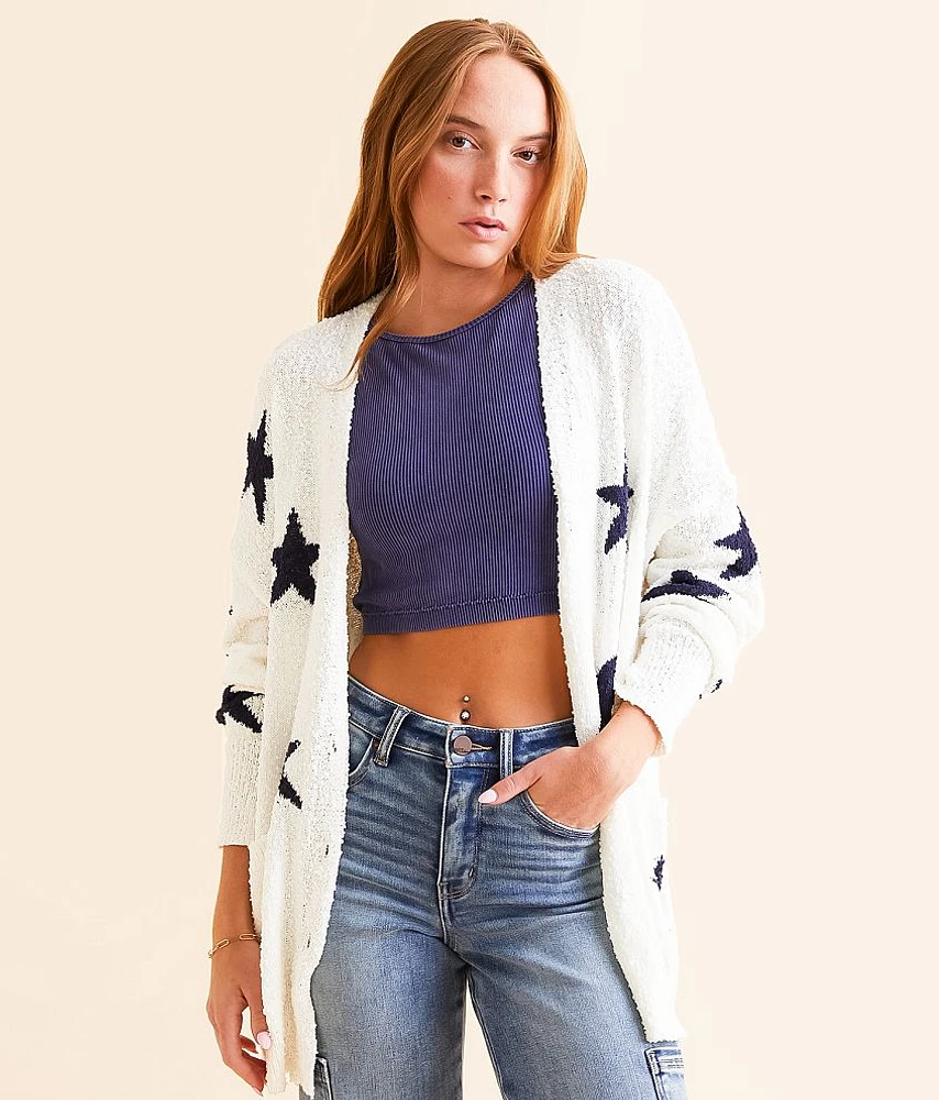 DH Apparel Star Cardigan Sweater