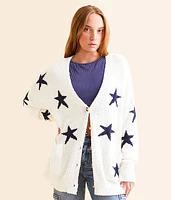 Star Cardigan Sweater