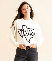 LE LIS Texas Embroidered Sweater