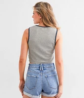 USA Cropped Tank Top