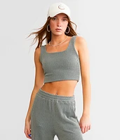 Willow & Root Rib Knit Cropped Tank Top