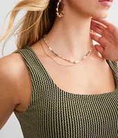 Rib Knit Cropped Tank Top
