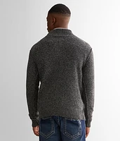 Cable Knit Quarter Zip Sweater