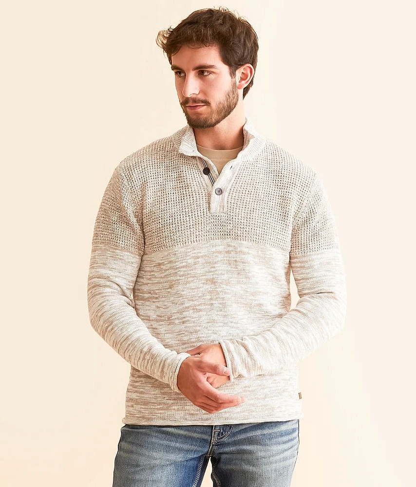 Outpost Makers Textured Henley Sweater