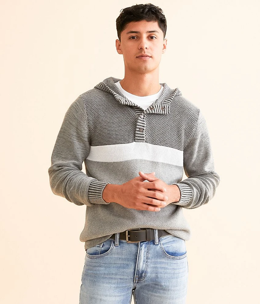 Outpost Makers Hooded Henley Sweater