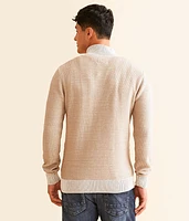Plated Henley Sweater