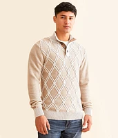 Plated Henley Sweater