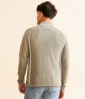 Plated Quarter Snap Sweater