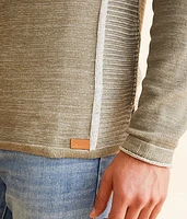 Plated Quarter Snap Sweater