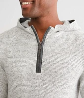 Quarter Zip Hooded Sweater