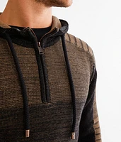 Quarter Zip Hooded Sweater