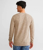 Textured Henley Sweater