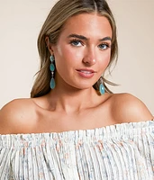 Turquoise Stone Earring