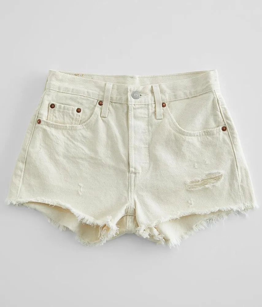 Levi's 501® Mid-Thigh High Rise Straight Fit Denim Shorts - Macy's