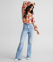 70's High Rise Flare Jean