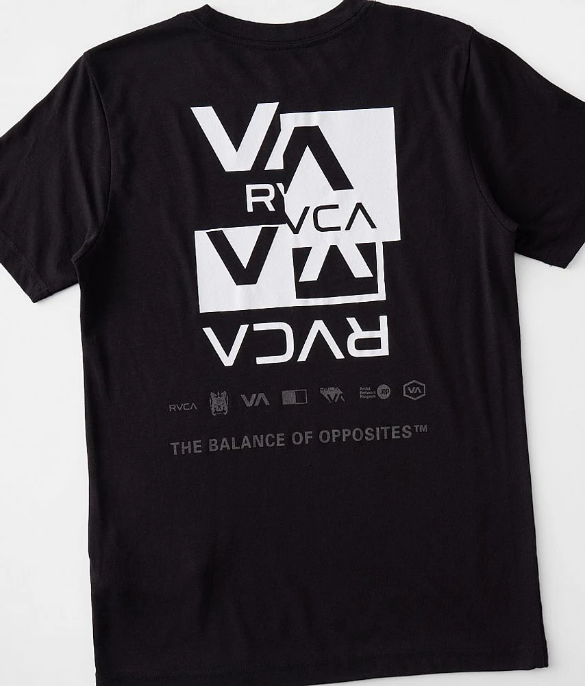 Boys - RVCA Splitter Stacks T-Shirt